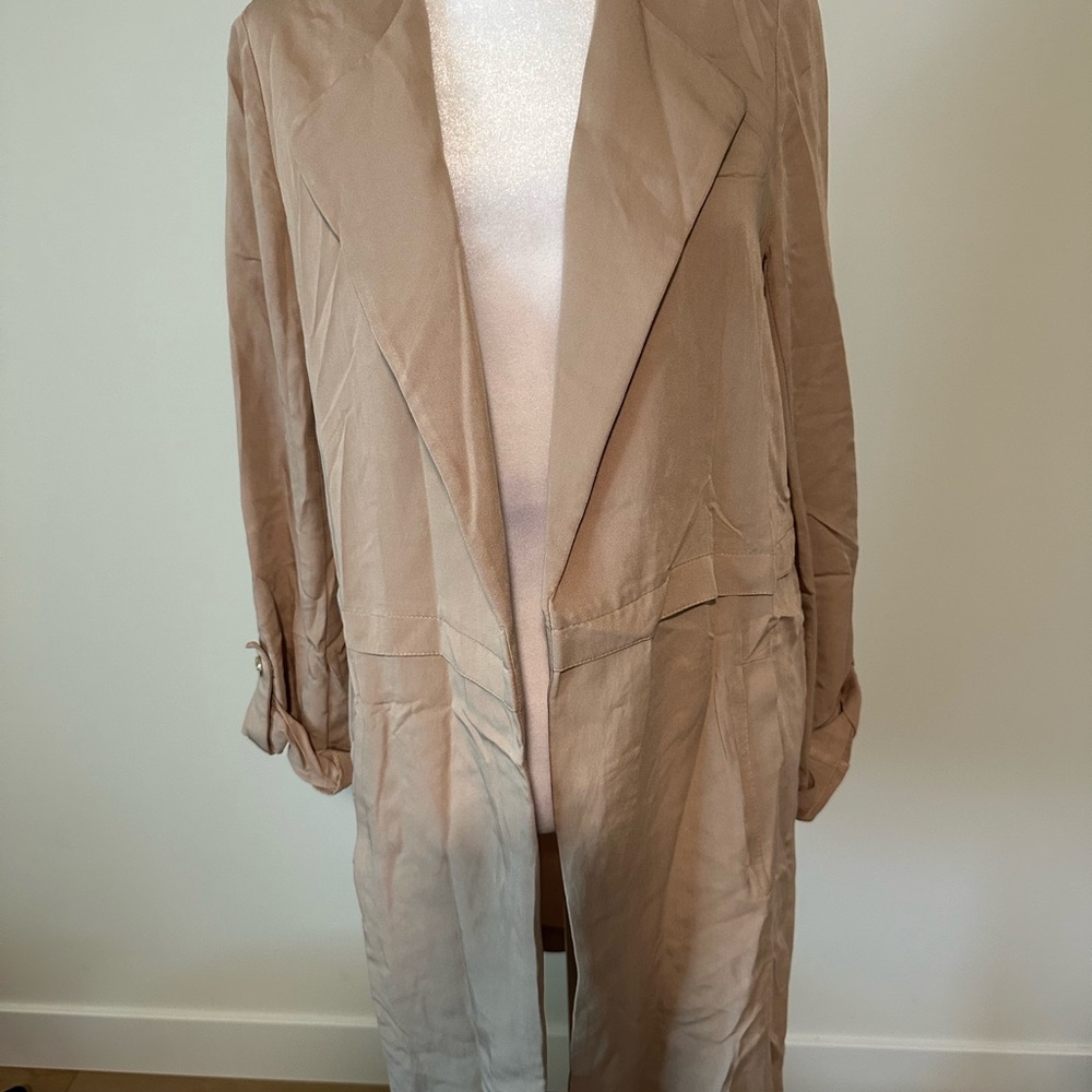 Nine West Women's Beige Trench Coat